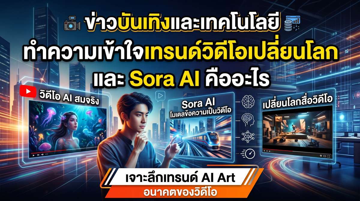 ทำความเข้าใจเทรนด์วิดีโอเปลี่ยนโลกและ Sora AI คืออะไร